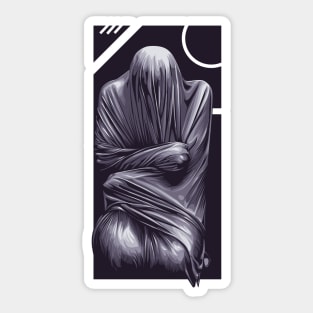 dark aesthetic illustration Sticker